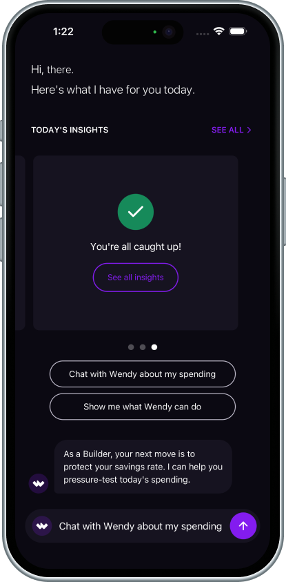 The Lertha app, coached by Wendy